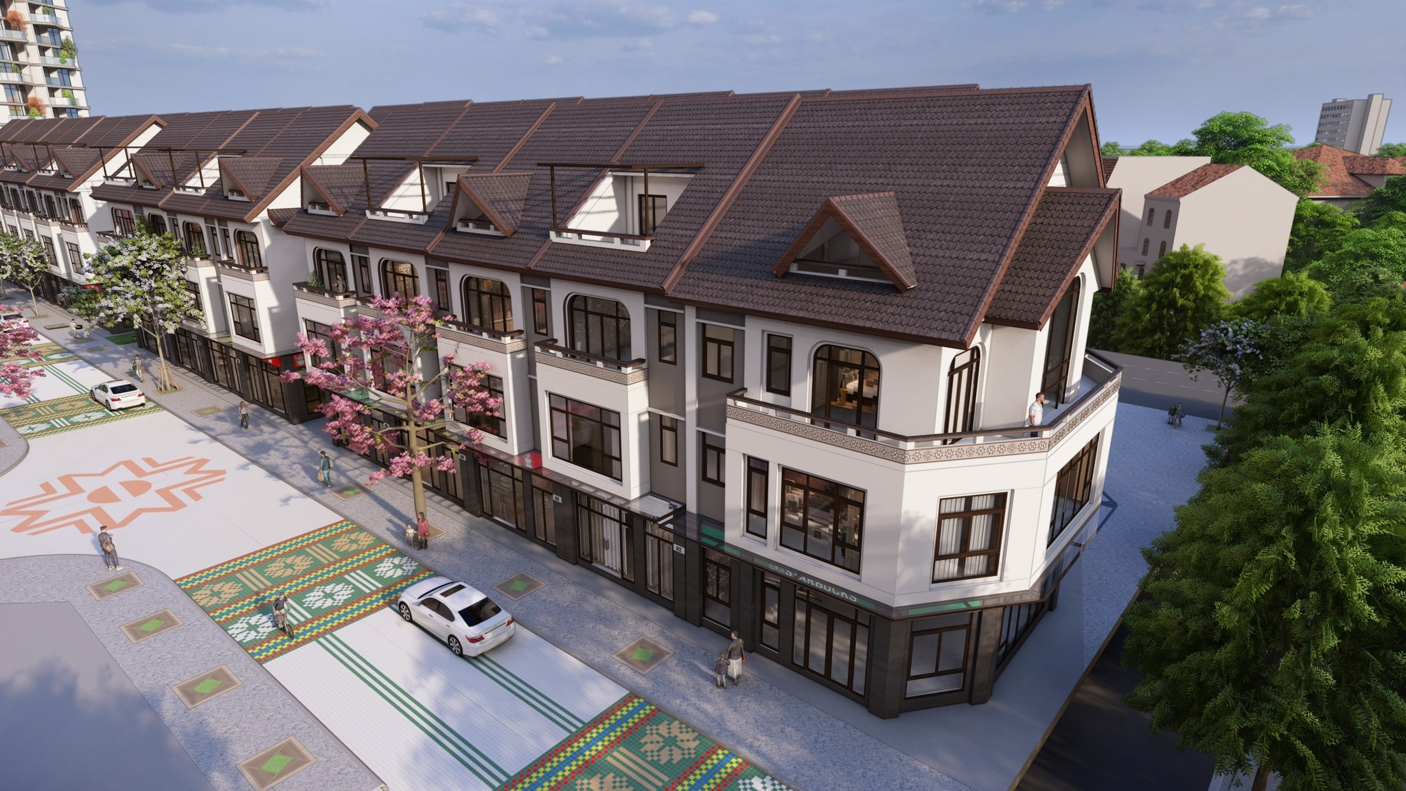 Sơ đồ thiết kế Nhà Liên Kế Eco Palace
